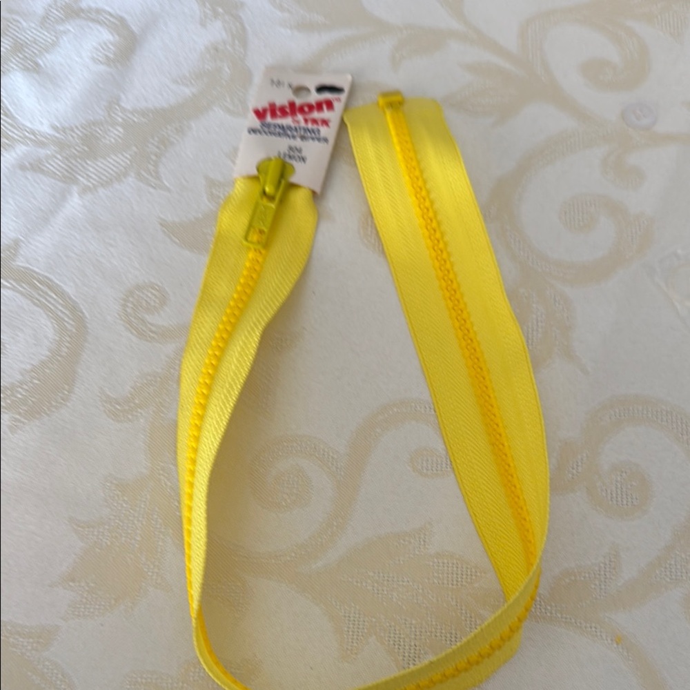NWT Vision Yellow Zipper